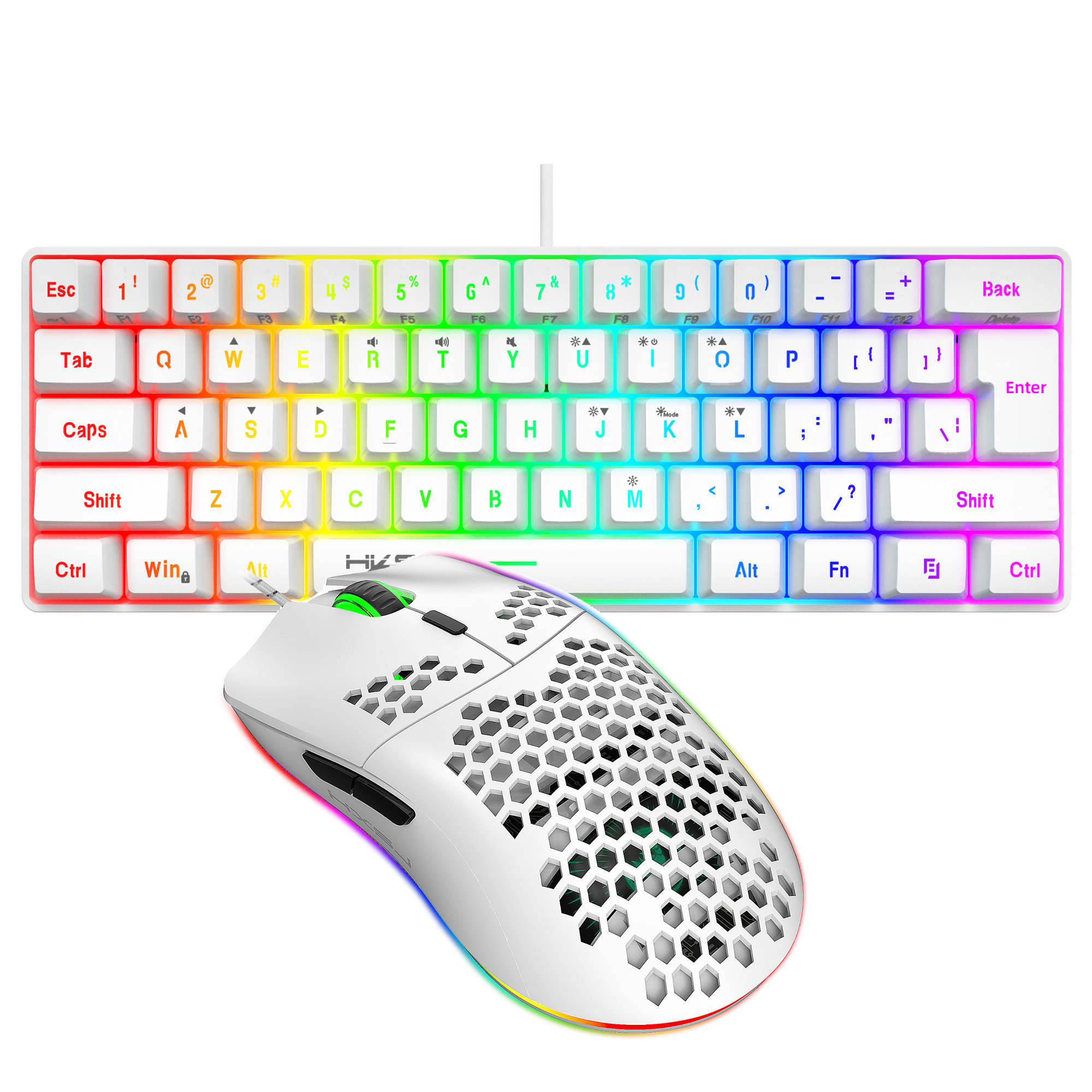 Gaming Keyboard Bundle - Hot selling HXSJ 61 keys V700
