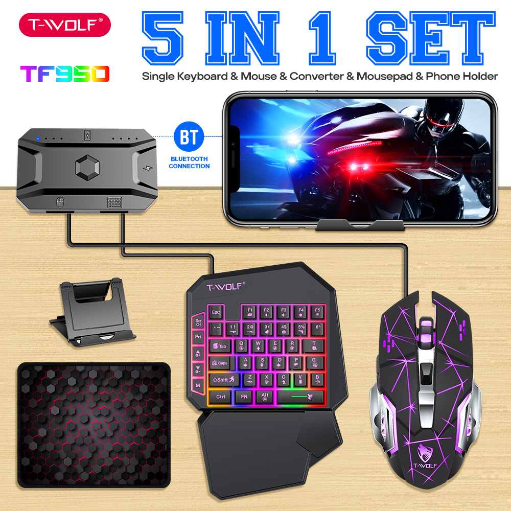 Gaming Keyboard Bundle - NEW HOT Game Artifact OneHanded With