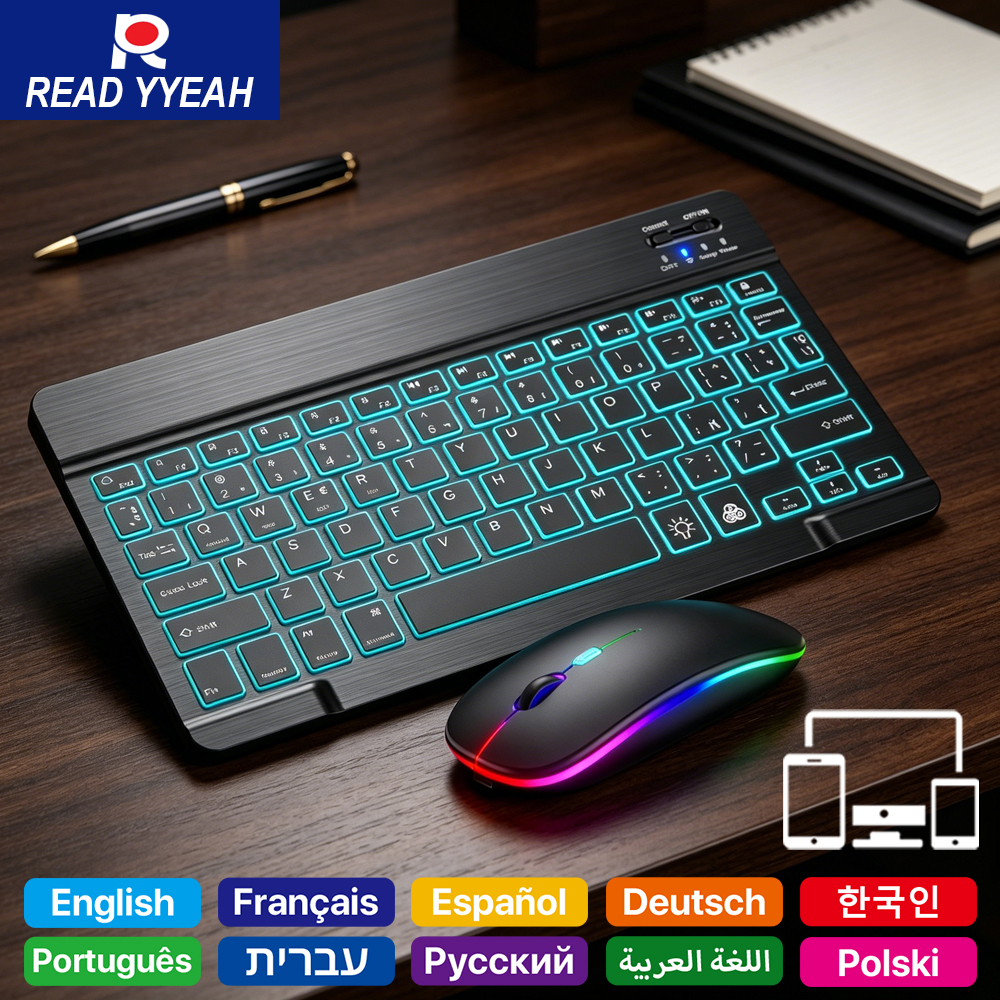 Gaming Keyboard 2026 - 2026 Backlight Bluetooth Keyboard Rechargeable With