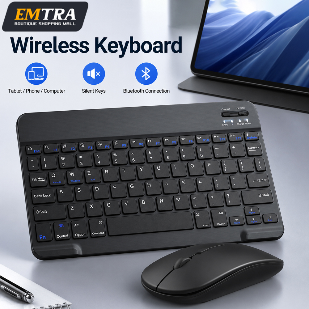 Gaming Keyboard Mouse Wireless - Bluetooth Wireless Keyboard For Android IOS