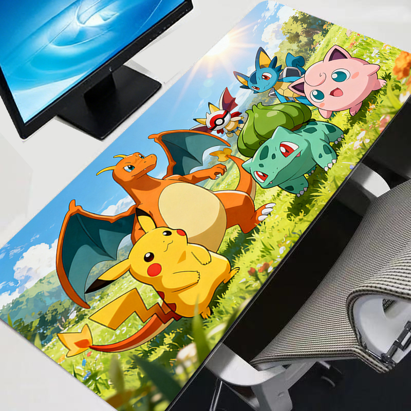 Gaming Keyboard Noise - Mouse Pad Gamers Pokemon Pikachu XXL