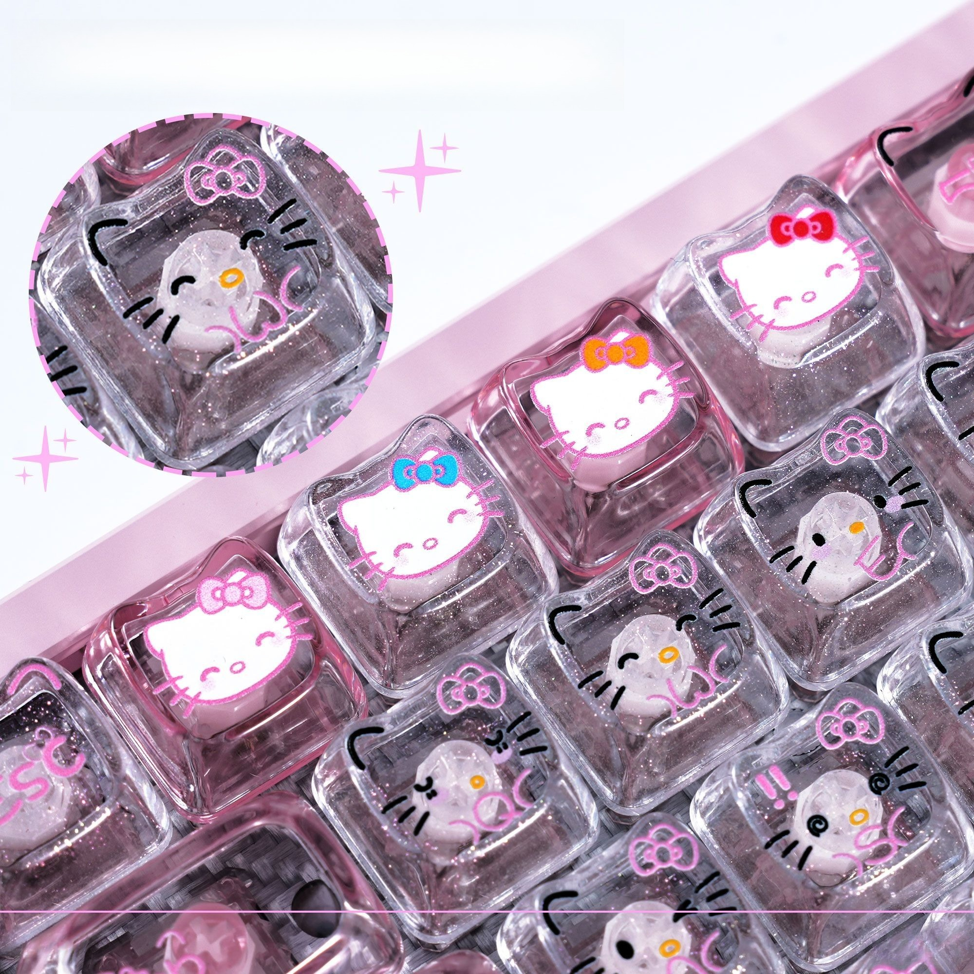 Anime Sanrio Hello Kitty Trans - مراجعة Gaming Keyboard 2026 وسعره