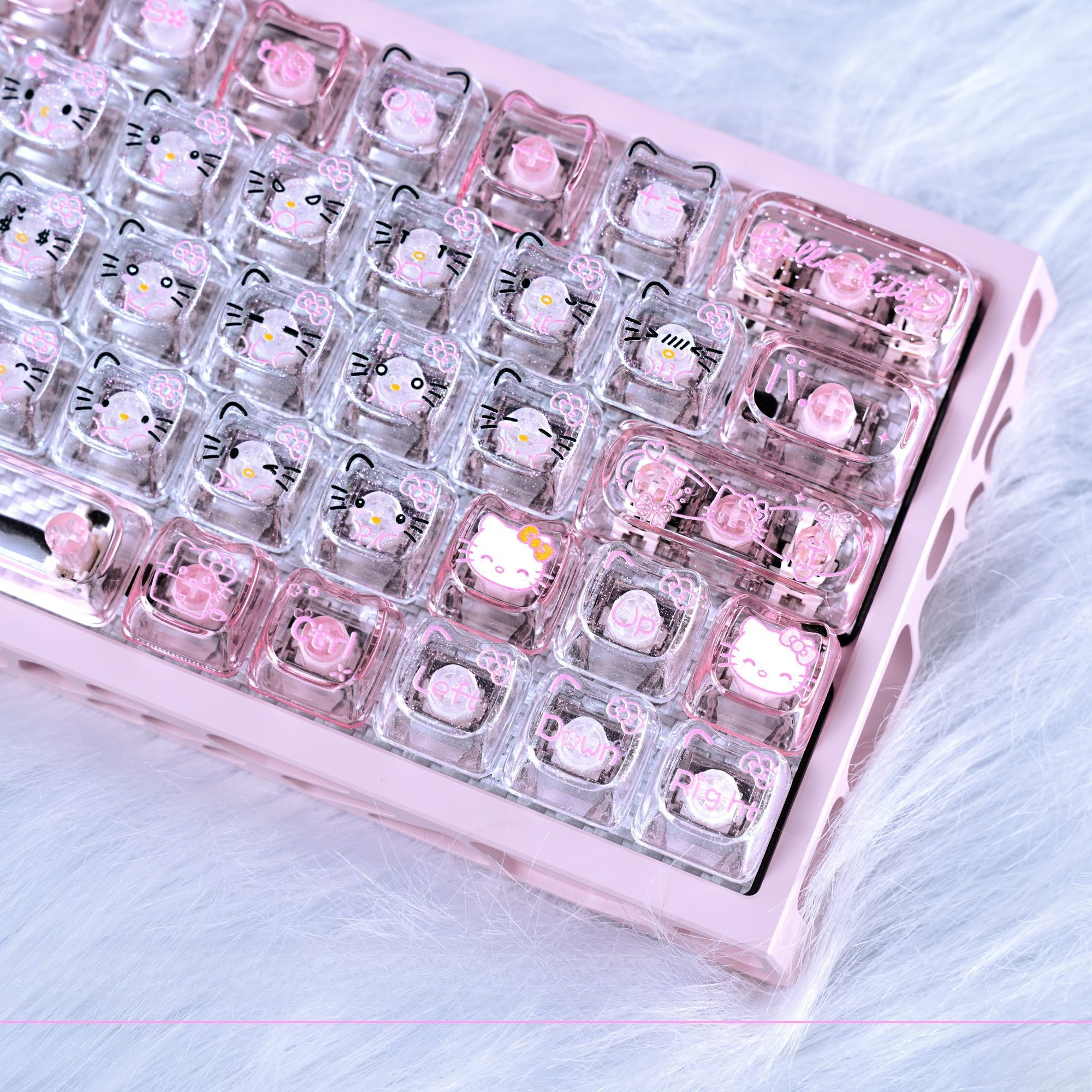 Anime Sanrio Hello Kitty Trans - مراجعة Gaming Keyboard 2026 وسعره
