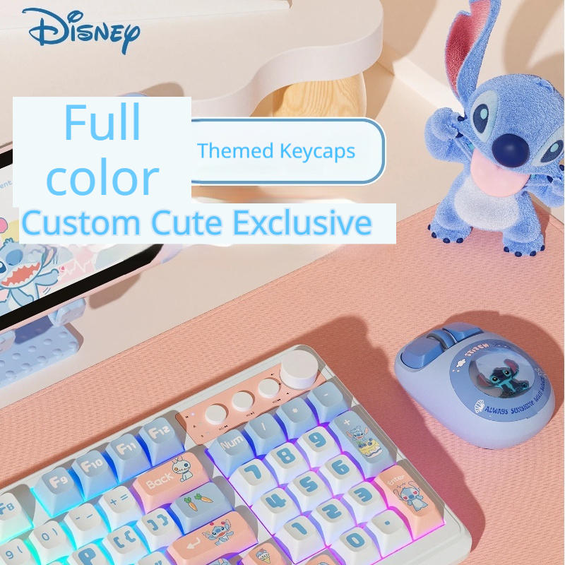 Disney Stitch Silent Noiseless - مراجعة Gaming Keyboard And Mouse Set وسعره