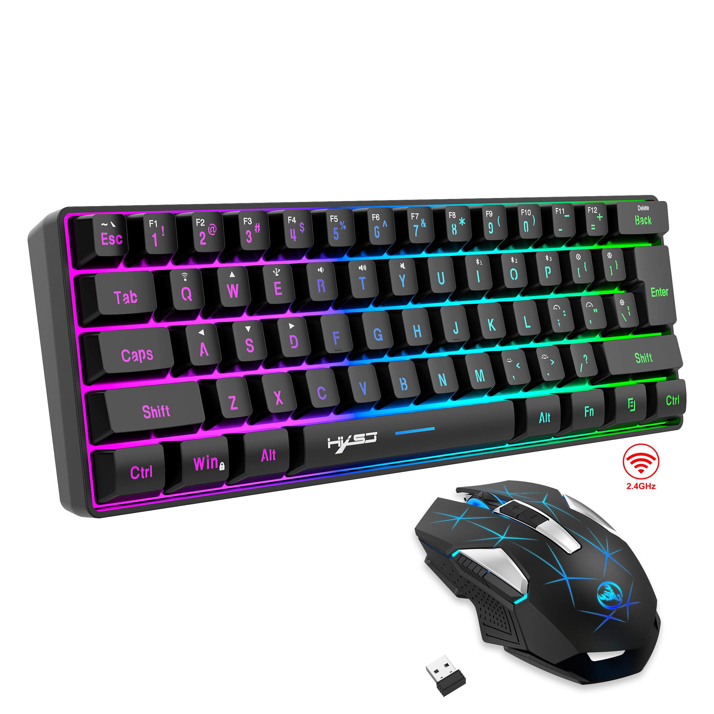 60% Wireless Gaming Keyboard a - مراجعة Gaming Keyboard That Is Quiet وسعره