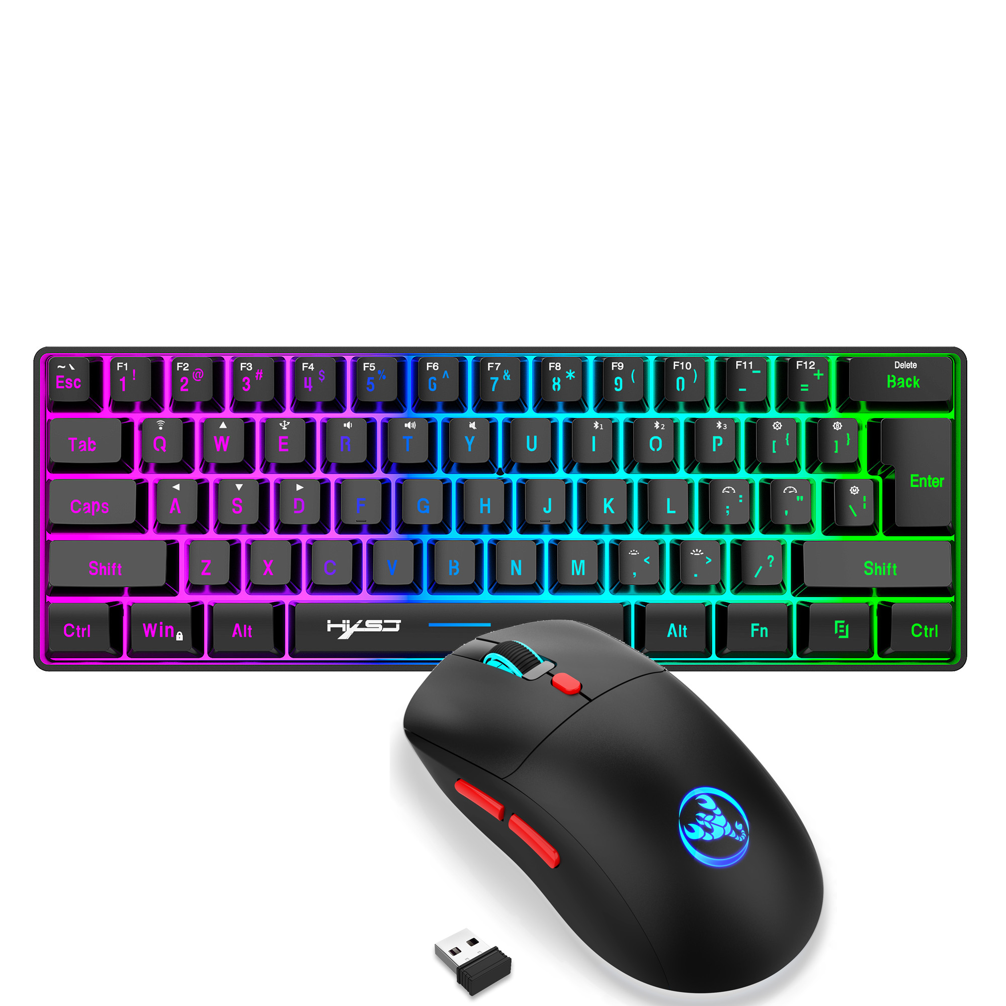 60% Wireless Gaming Keyboard a - مراجعة Gaming Keyboard That Is Quiet وسعره
