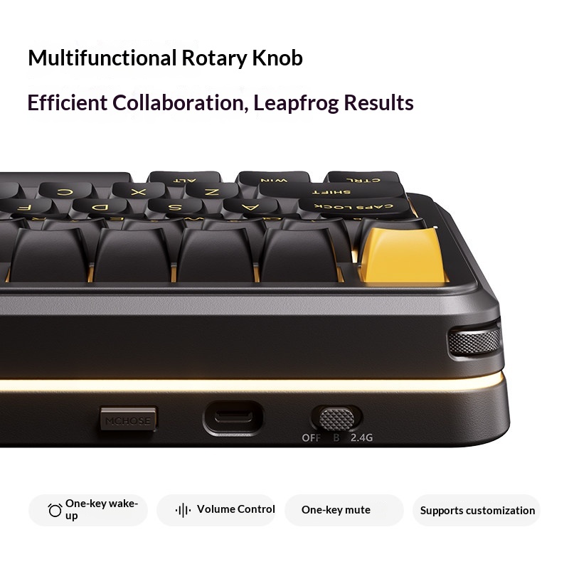 MCHOSE K99 V3 Customizable Mec - مراجعة Gaming Keyboard Mechanical Wireless وسعره
