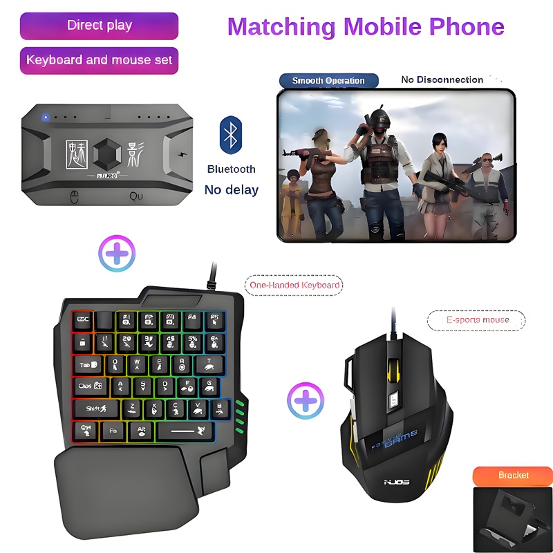 M1 Pro Gamepad Mobile Phone Ga - مراجعة Gaming Keyboard Bundle وسعره