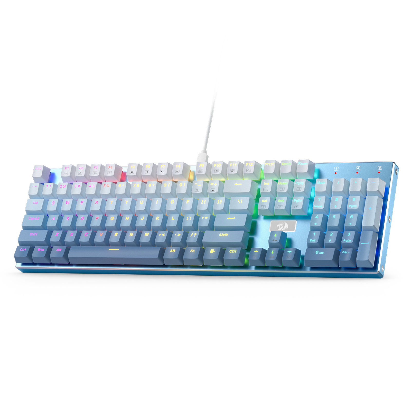 Redragon K556 SE RGB LED Backl - مراجعة Gaming Keyboard That Is Quiet وسعره
