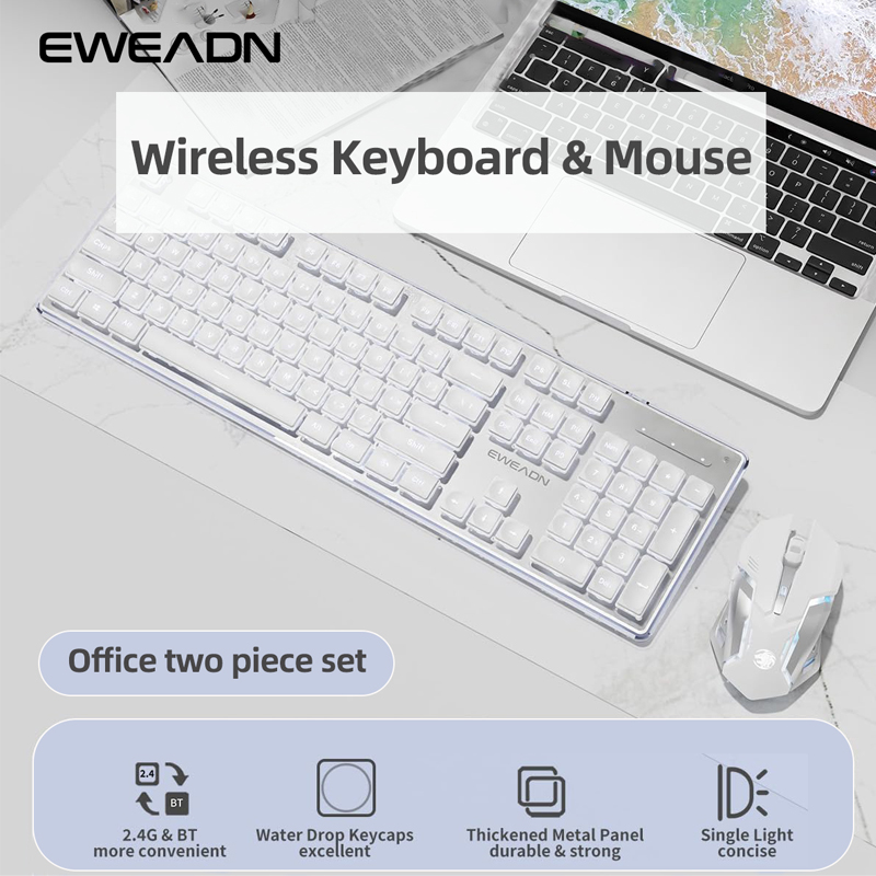 EWEADN V3 wireless Silent Offi - مراجعة Gaming Keyboard Bundle وسعره