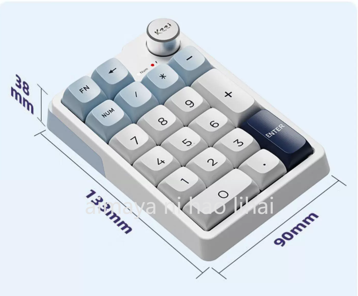 Kzzi K20 Mini Keypad Three Mod - مراجعة Gaming Keyboard Mechanical Wireless وسعره