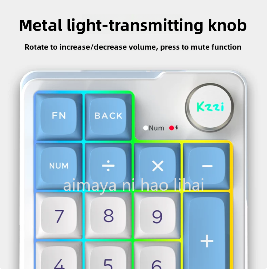 Kzzi K20 Mini Keypad Three Mod - مراجعة Gaming Keyboard Mechanical Wireless وسعره