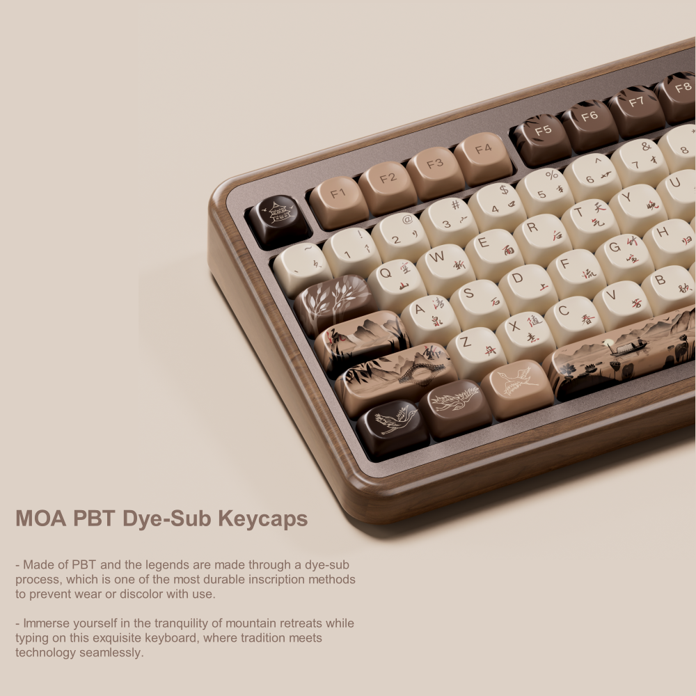 Akko MU02 75% Mountain Seclusi - مراجعة Gaming Keyboard Half وسعره