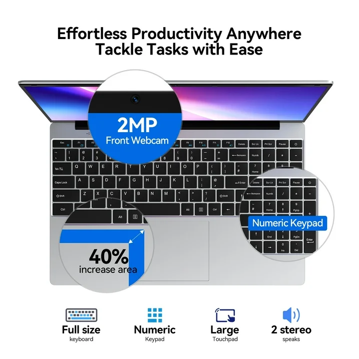 2026 15.6 Inch Ultra Slim Lapt - مراجعة Gaming Keyboard 2026 وسعره