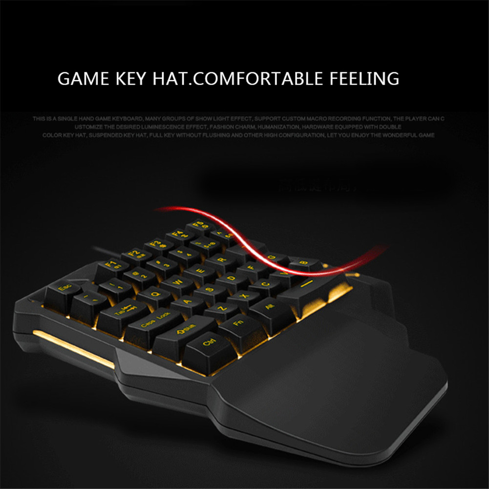 One Hand Gaming Keyboard Half  - مراجعة Gaming Keyboard Half وسعره