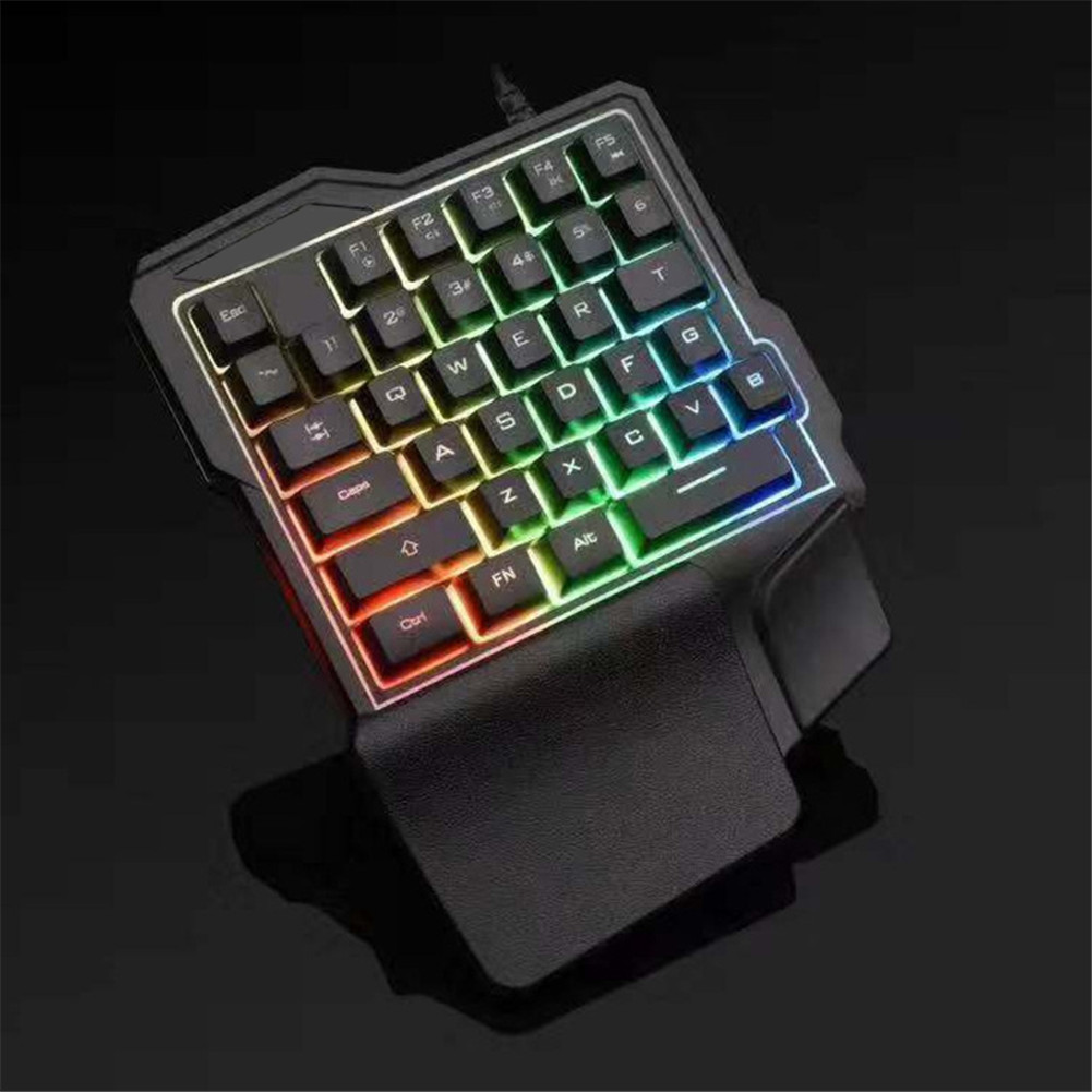 One Hand Gaming Keyboard Half  - مراجعة Gaming Keyboard Half وسعره