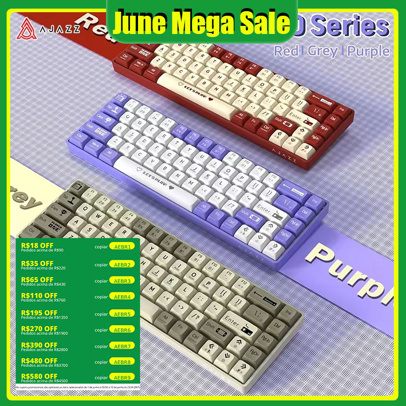 AJAZZ AK680 65% Wired Gaming M - مراجعة Gaming Keyboard Hot Swappable وسعره