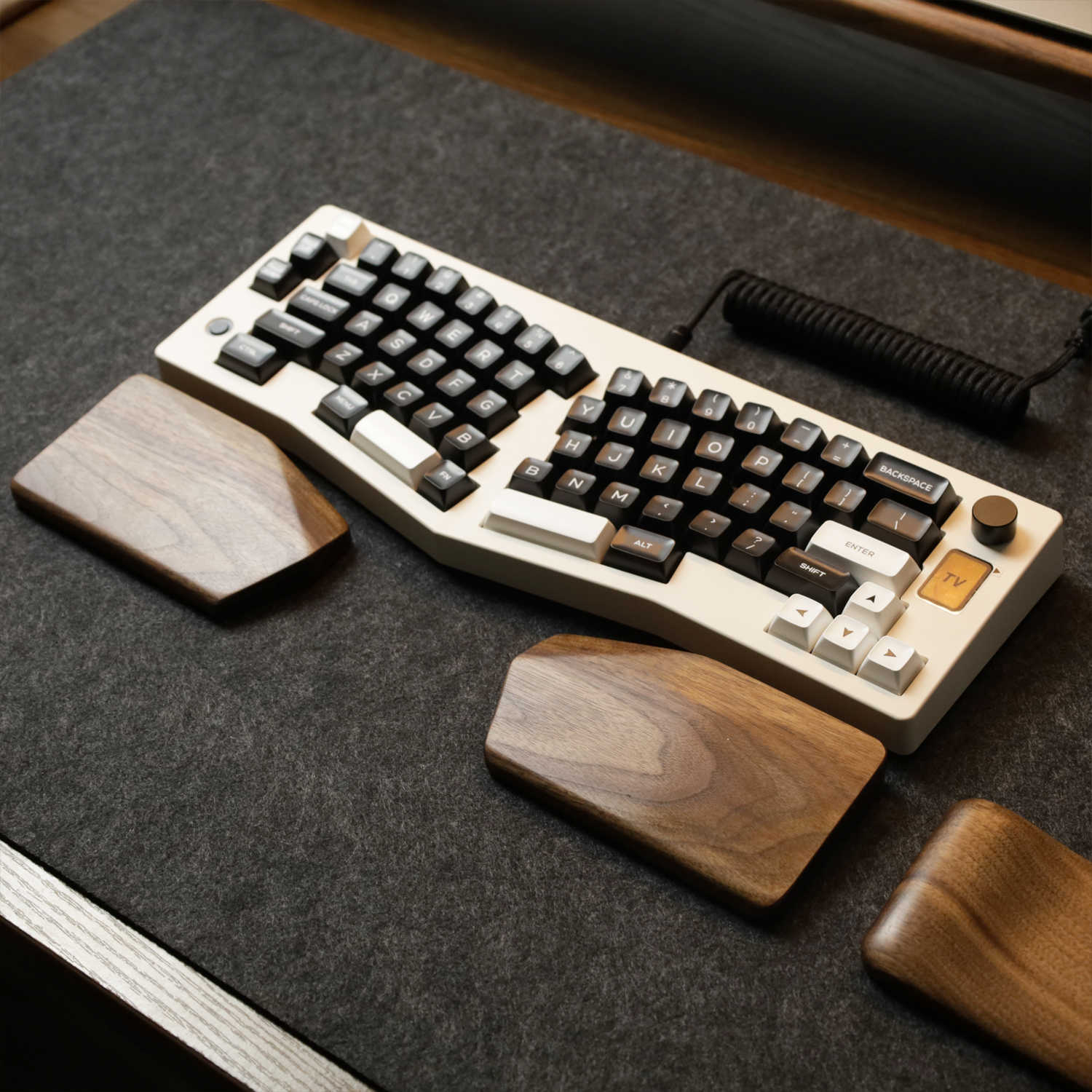 Split Keyboard Hand Rest Origi - مراجعة Wrist Rest Wood وسعره