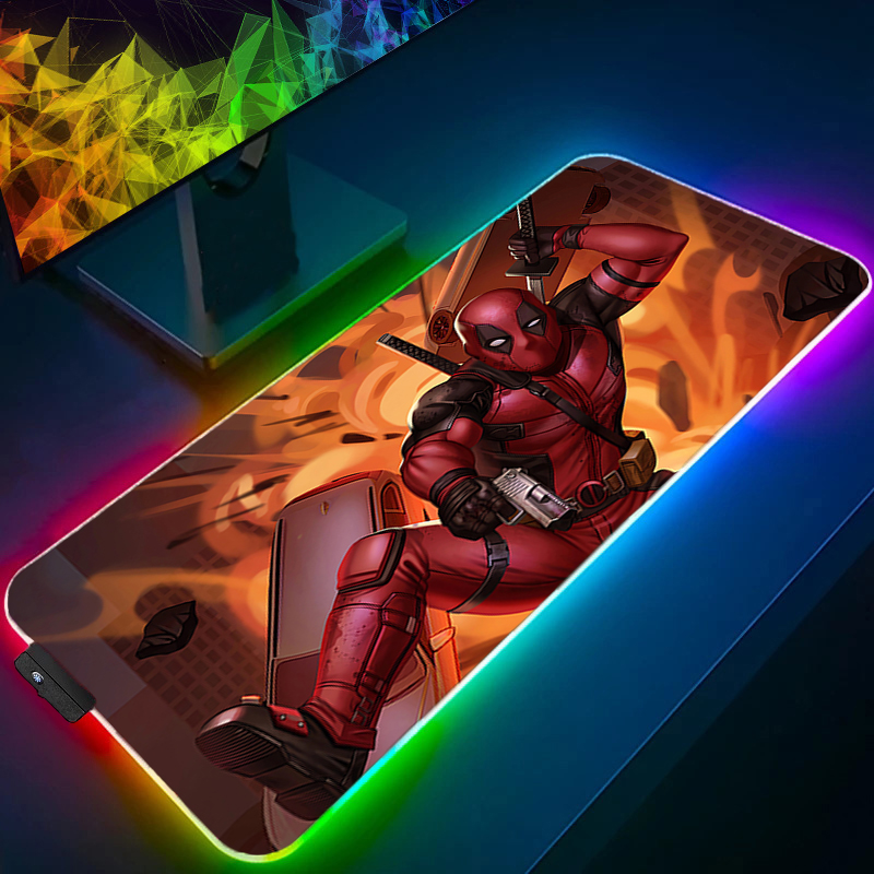 LED Mouse Pad Gaming Backlight - مراجعة Gaming Keyboard Noise وسعره