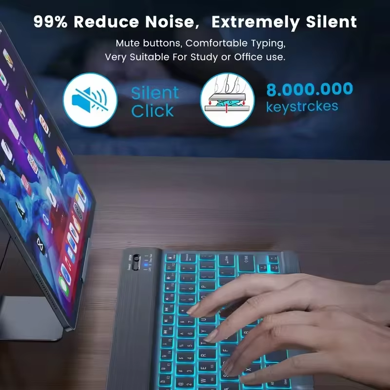 READ YYEAH RGB Backlit Bluetoo - مراجعة Gaming Keyboard Mouse Wireless وسعره