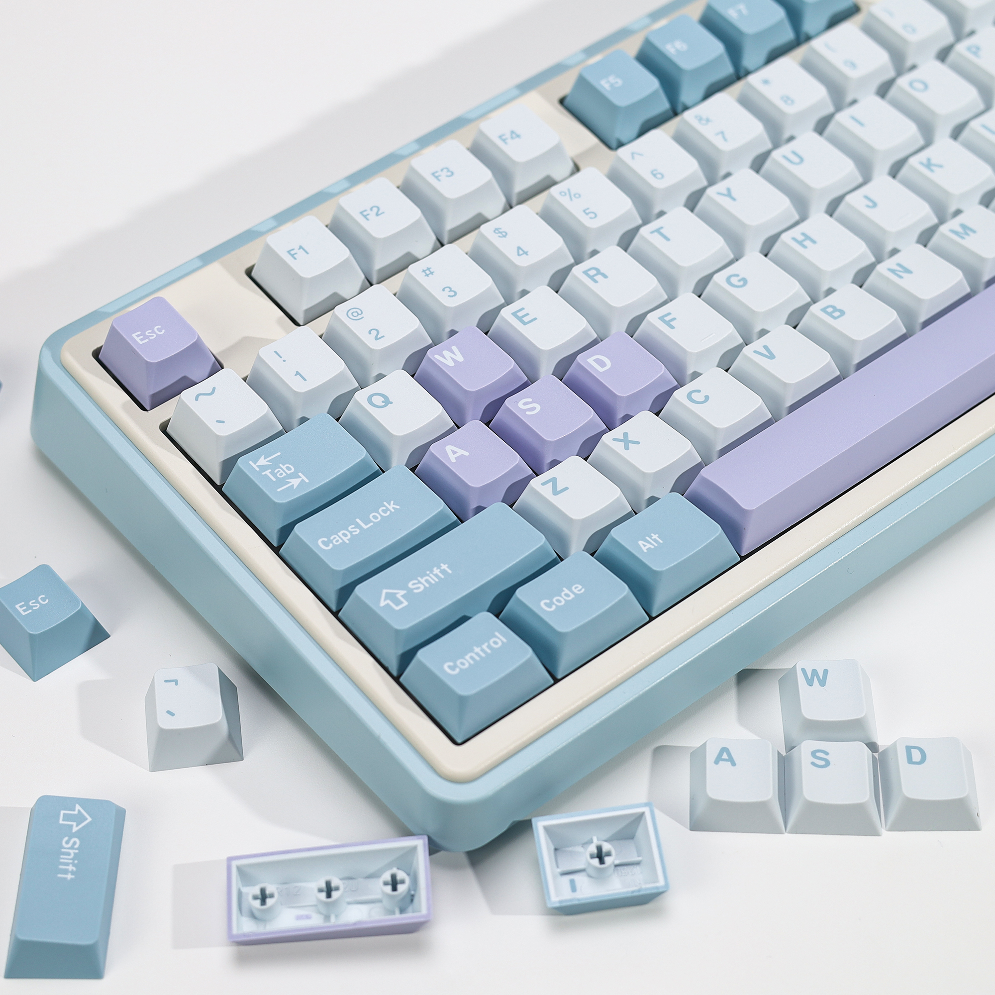 KBDiy Illusion Keycap Retro PB - مراجعة Gaming Keyboard No Number Pad وسعره