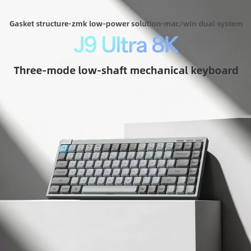 Original J9Ultra Tri-Mode 8K L - مراجعة Gaming Keyboard That Is Quiet وسعره