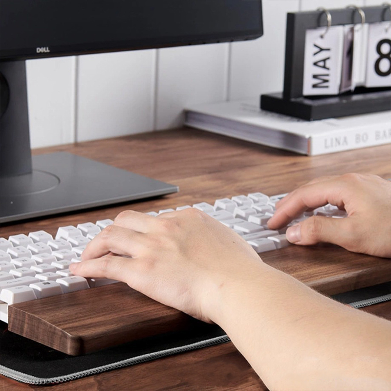 30/36/44cm Solid Walnut Keyboa - مراجعة Wrist Rest Wood وسعره