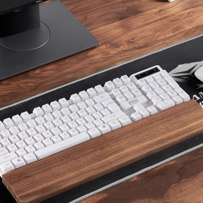 30/36/44cm Solid Walnut Keyboa - مراجعة Wrist Rest Wood وسعره