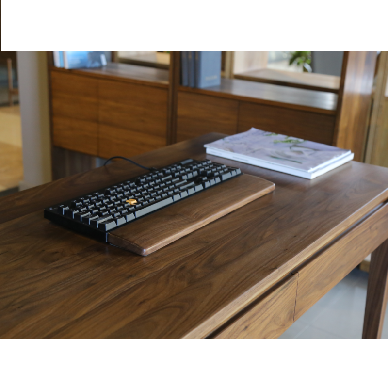 One-Hand Oak Walnut Wooden Key - مراجعة Wrist Rest Wood وسعره