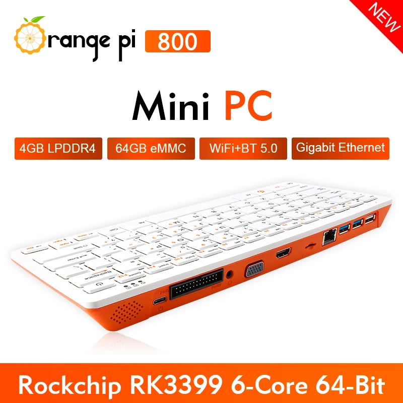 Orange Pi 800+5V4A Type-C Powe - مراجعة Gaming Keyboard Mouse Wireless وسعره
