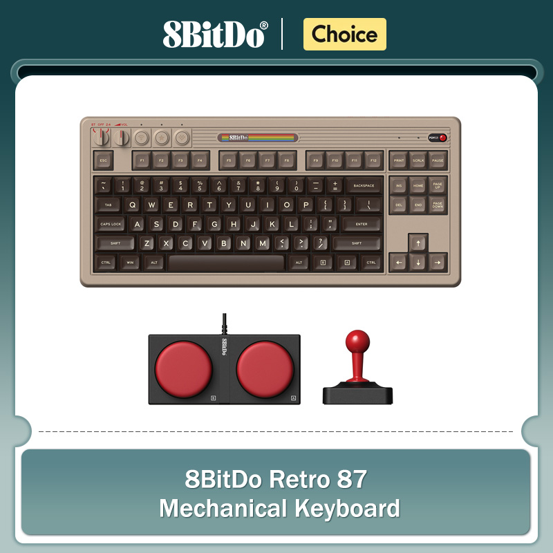 8BitDo Retro Mechanical Keyboa - مراجعة Gaming Keyboard Hot Swappable وسعره