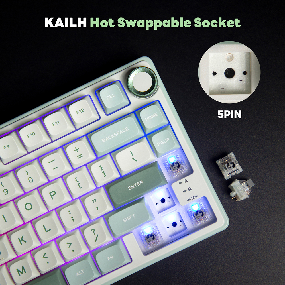 RK Royal Kludge R75 Gasket Wir - مراجعة Gaming Keyboard Bundle وسعره