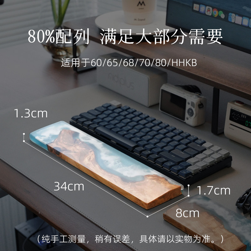 Handcrafted Ocean Wave Resin W - مراجعة Wrist Rest Wood وسعره