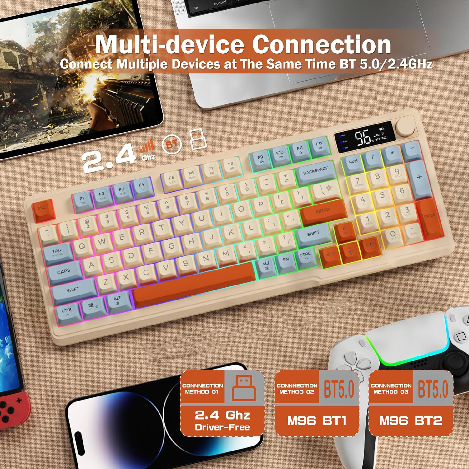 ZIYOU LANG Wireless Gaming Key - مراجعة Gaming Keyboard That Is Quiet وسعره