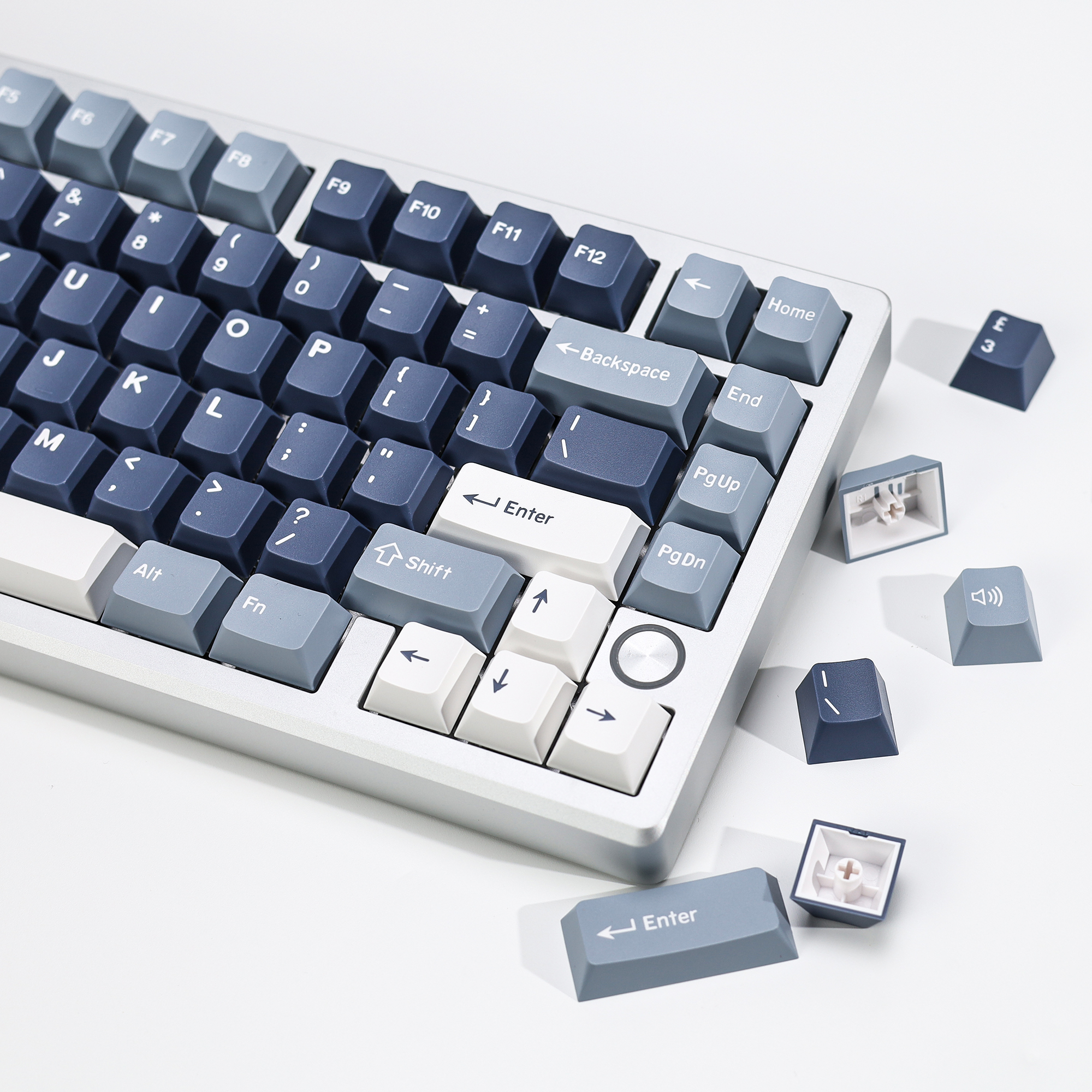 KBDiy Fishing Keycaps ISO PBT  - مراجعة Gaming Keyboard No Number Pad وسعره