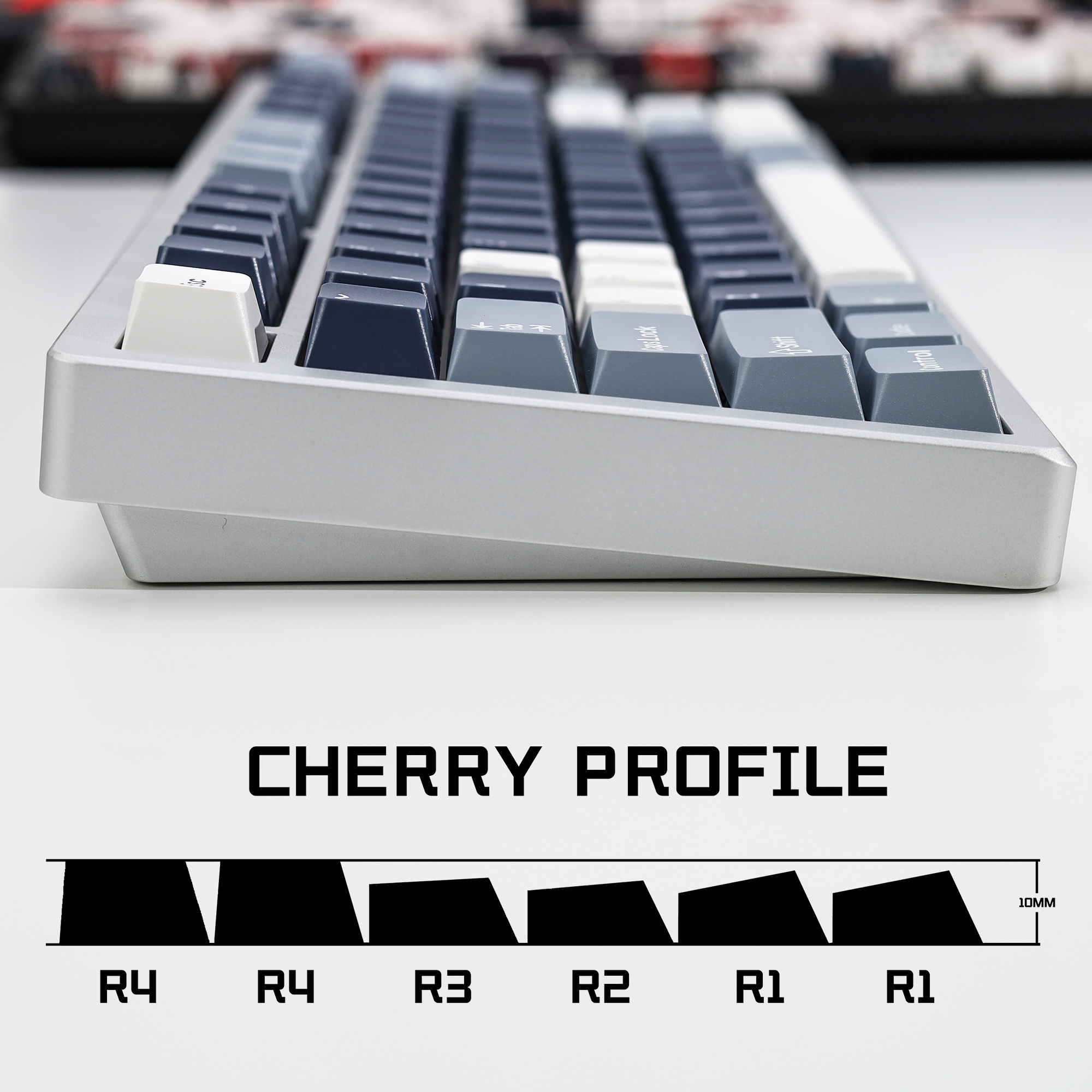 KBDiy Fishing Keycaps ISO PBT  - مراجعة Gaming Keyboard No Number Pad وسعره