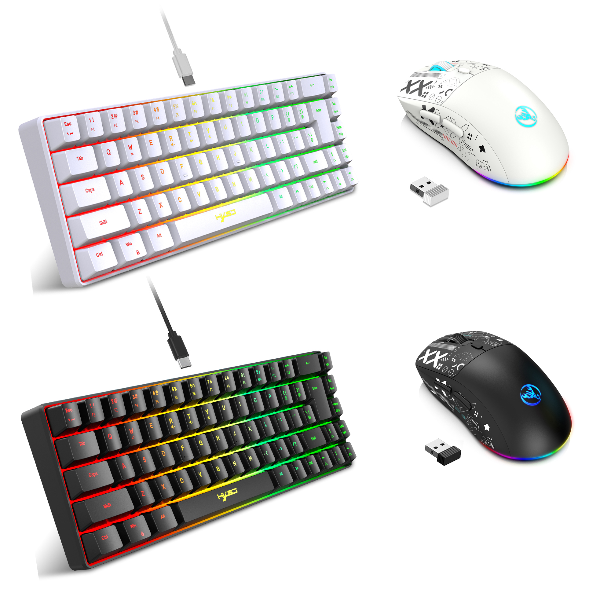 60% gaming Keyboard and mouse  - مراجعة Keyboard Mouse Bundle Gaming وسعره