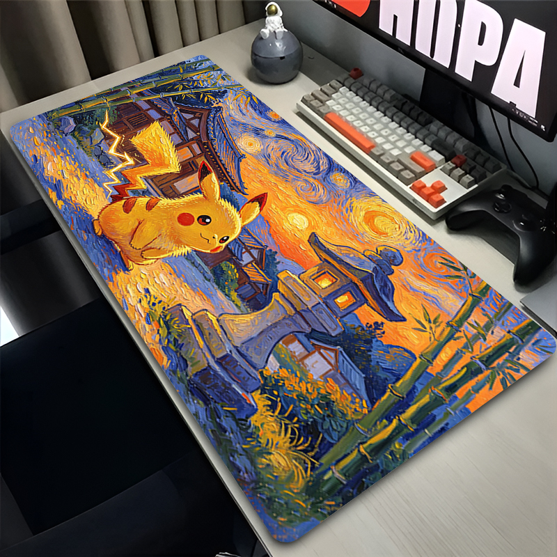Mouse Pad Pokemon Pikachus Rub - مراجعة Gaming Keyboard Noise وسعره