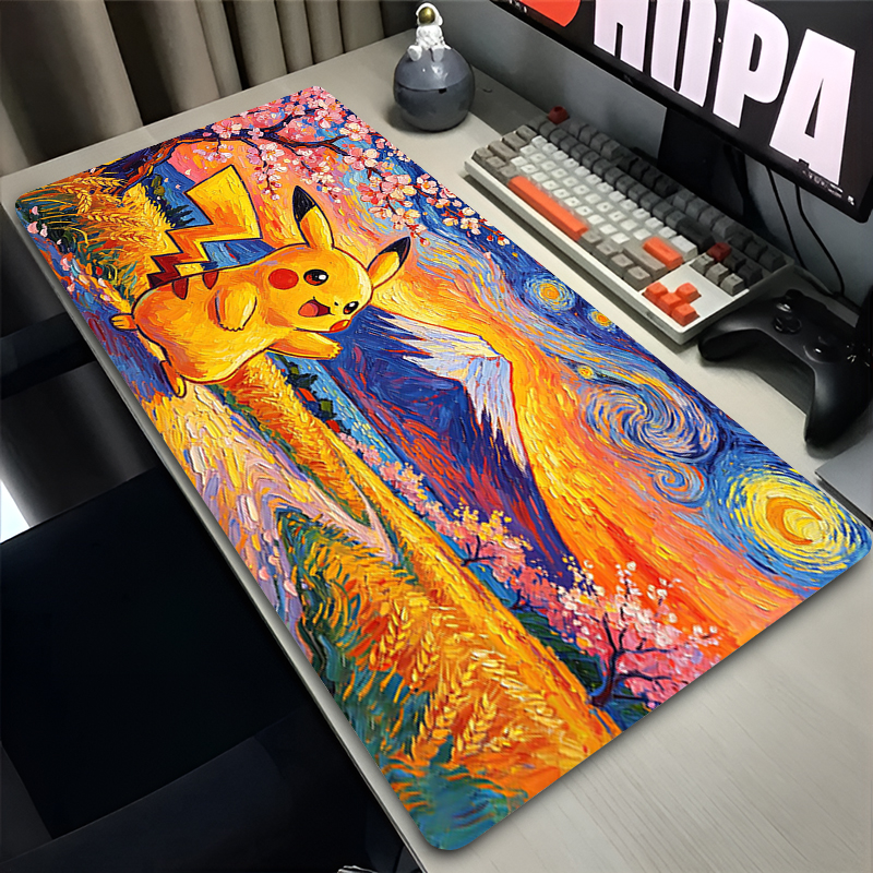 Mouse Pad Pokemon Pikachus Rub - مراجعة Gaming Keyboard Noise وسعره