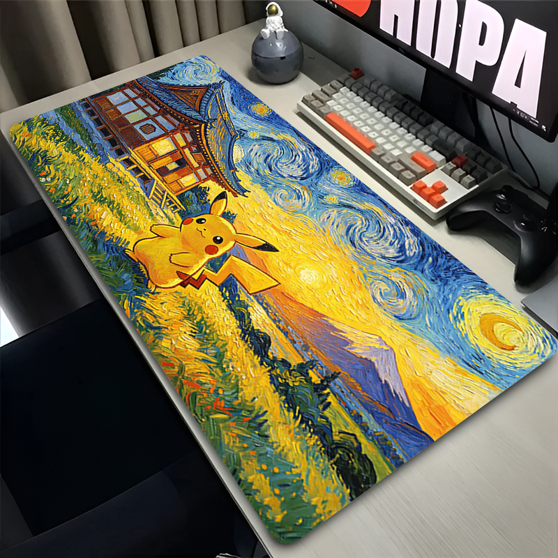 Mouse Pad Pokemon Pikachus Rub - مراجعة Gaming Keyboard Noise وسعره