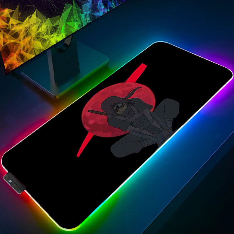 RGB Large Mouse Pad Backlight  - مراجعة Gaming Keyboard No Rgb وسعره