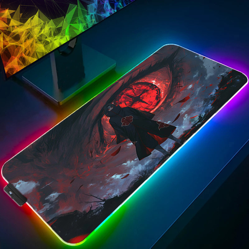 RGB Large Mouse Pad Backlight  - مراجعة Gaming Keyboard No Rgb وسعره