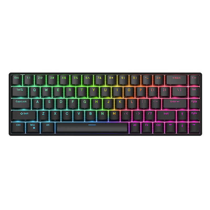 Raven68 Wired Mechanical Keybo - مراجعة Gaming Keyboard Half وسعره