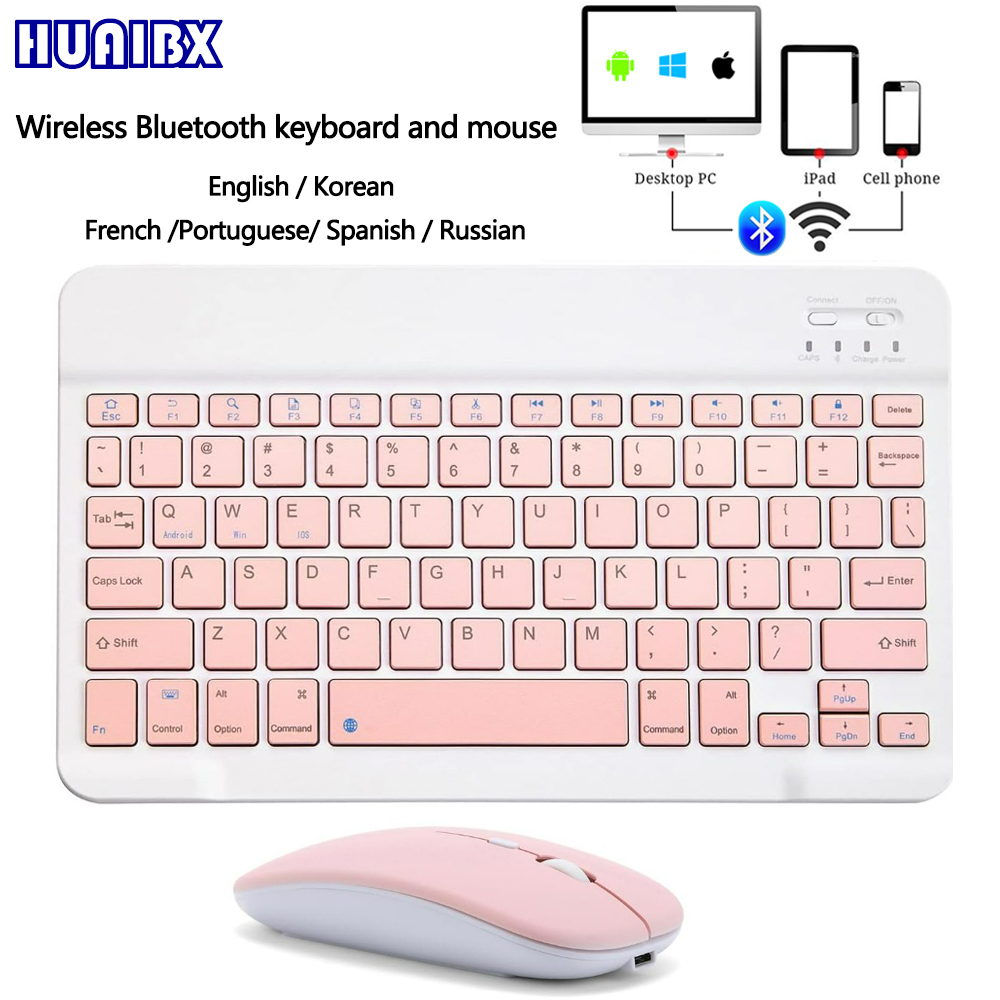 10 lnch Wireless  Bluetooth Mi - مراجعة Gaming Keyboard Mouse Wireless وسعره