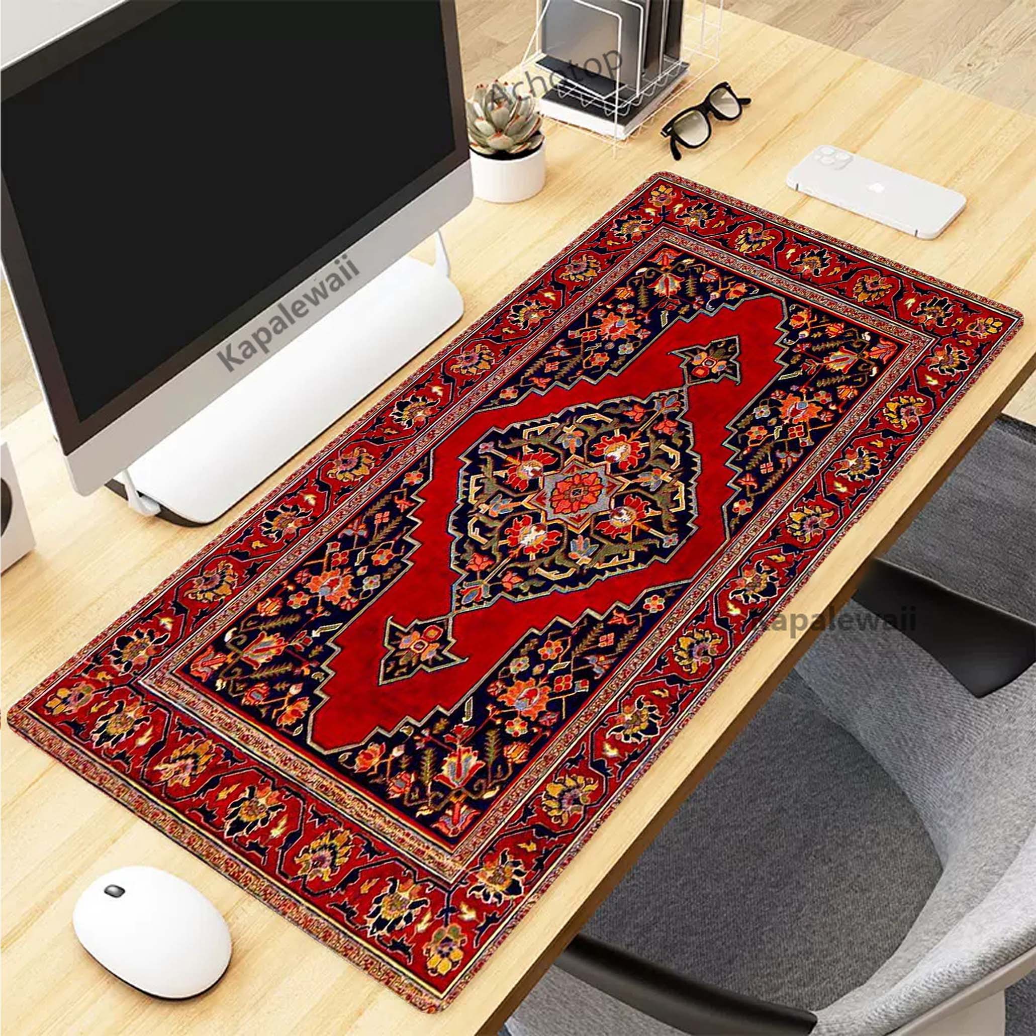 Retro Persian Carpet Mouse Pad - مراجعة Keyboard Mouse Bundle Gaming وسعره