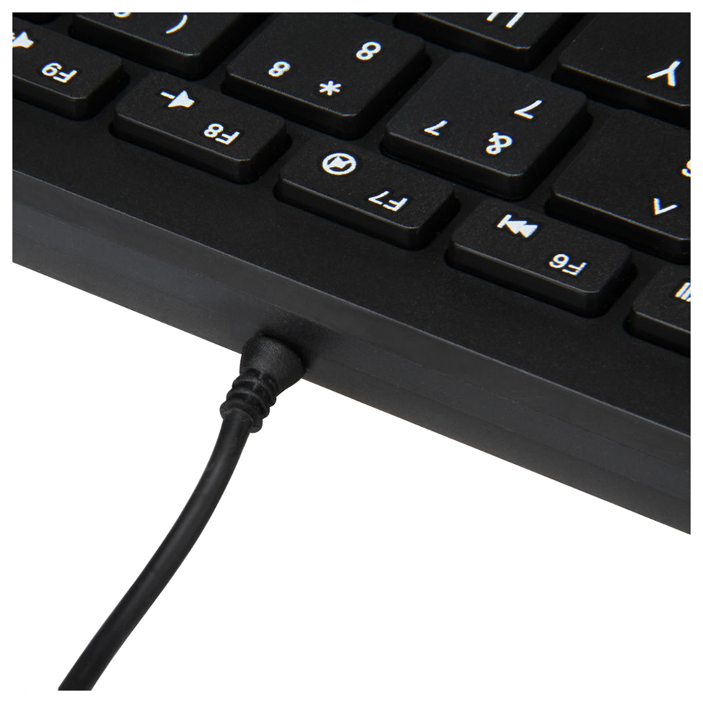 with Thai  Arabic  Russian Heb - مراجعة Gaming Keyboard That Is Quiet وسعره