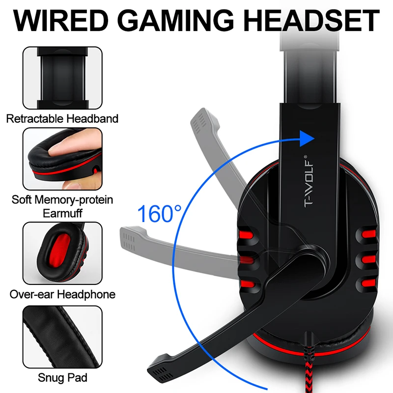T-WOLF Game Four Piece TF800 I - مراجعة Gaming Keyboard And Mouse Set وسعره