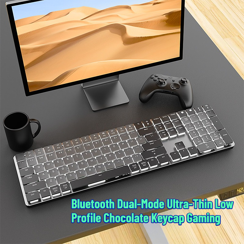 Bluetooth Dual-Mode Ultra-Thin - مراجعة Gaming Keyboard That Is Quiet وسعره