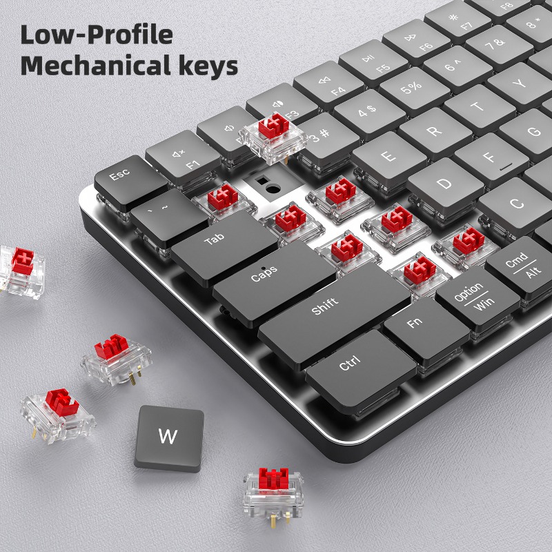 Bluetooth Dual-Mode Ultra-Thin - مراجعة Gaming Keyboard That Is Quiet وسعره