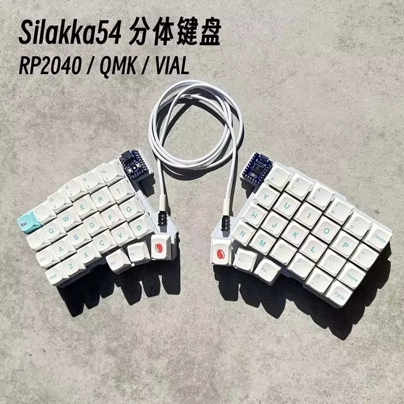 Silakka54 Ergonomic Split Mech - مراجعة Gaming Keyboard Hot Swappable وسعره